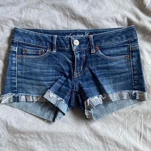 Low rise Jean shorts